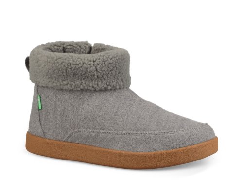 Bottes Sanuk New Bootah Femme - Grise KTZNBJ638
